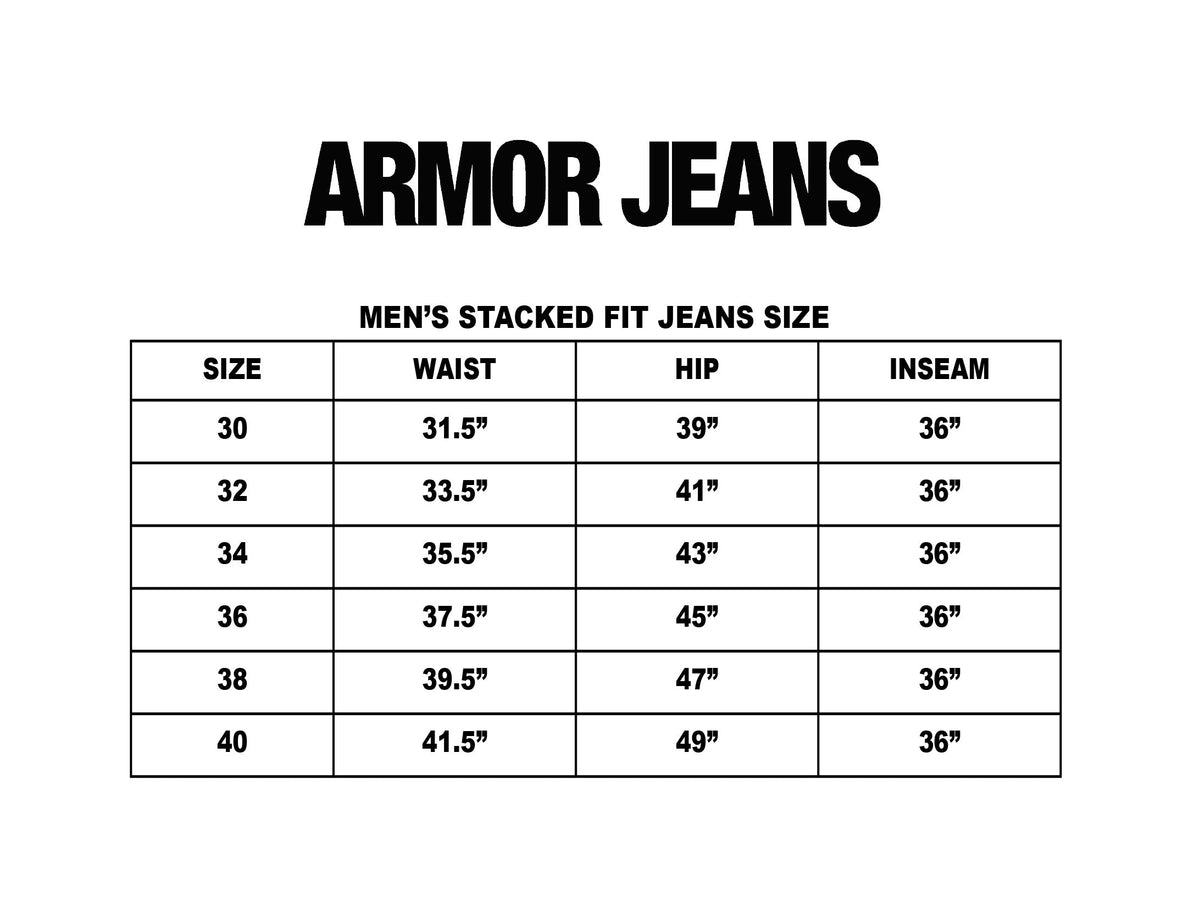 AJS410 SHREDDED STACKED JEANS