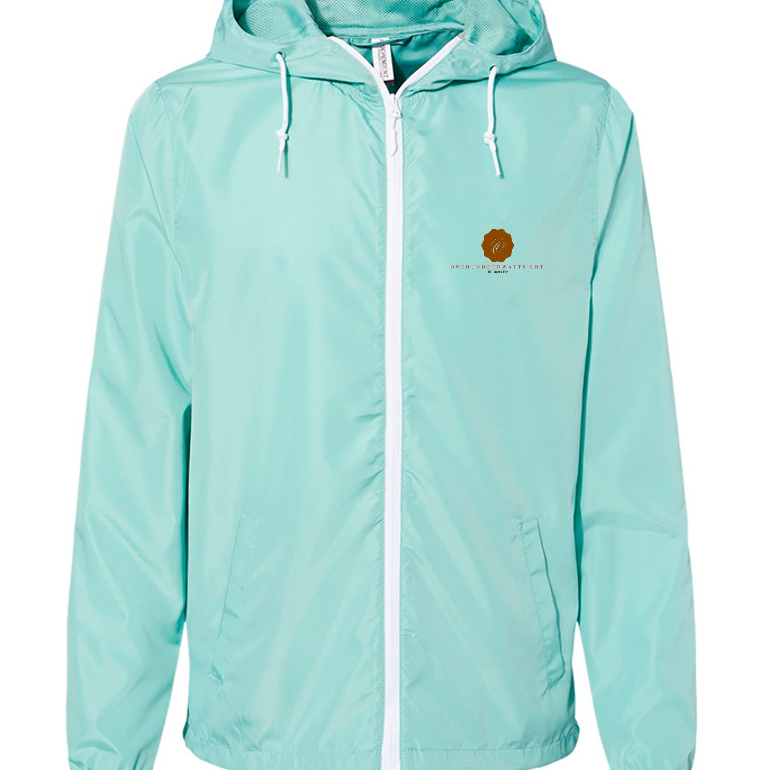 Aqua/ White Zipper - EXP54LWZ - FRONT